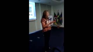 RBK amputee woman showing off stump and prosthetic leg