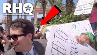 Watch Nazi Antagonize TPUSA Protesters