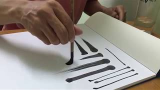 Học viết thư pháp (buổi 1)- thư pháp Quang Lĩnh