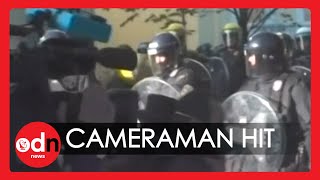 'A Policeman Just Punched Our Cameraman!' | Australian news crew charged in Washington DC