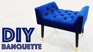 БАНКЕТКА мебель DIY СВОИМИ руками BANQUET furniture with your hands