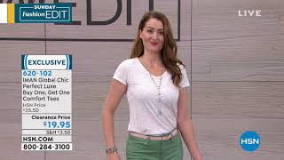 IMAN Global Chic Perfect Luxe Buy One, Get One Comfort T...
