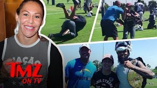 Cyborg Takes Down A Ram! | TMZ TV