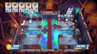 Overcooked 2 - Level 5-5 - 3 Stars Walkthrough - How to unlock Kevin 7