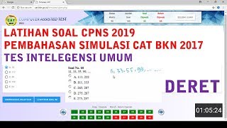 PREDIKSI SOAL HOTS CPNS 2019 - DERET (SIMULASI CAT BKN 2017)
