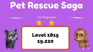 Pet Rescue Saga Level 1815 - No Boosters