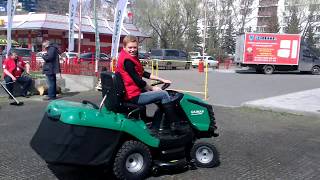 Тест драйв садового трактора Caiman Comodo 4WD