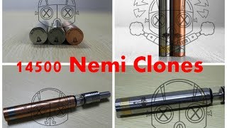 14500 Nemi Clones + Doc Dave Mini Micro Review! Honey I Shrunk the Nemesis! VapingwithTwisted420