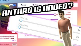 "ANTHRO" ADDED TO ROBLOX?