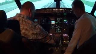 Полет в авиасимуляторе Airbus А320 (TFT aero)