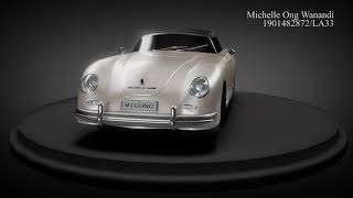 3D Modelling - Porsche Speedster 356 (190148272 - Michelle Ong Wanandi - LA33)
