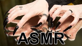 ASMR nail sound Magic mirror long nails ingles asmr scratching tapping
