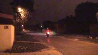 Very first ride on my 125cc motorbike (now legal in Poland with car licence)