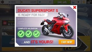 ASPHALT 8 R&D TEST 18 LAB 2 DUCATI SUPERSPORT S MUST WATCH