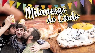 Milanesas de Cerdo con Latke de Papa y Huevos Fritos | Cook & Laucha 2x1