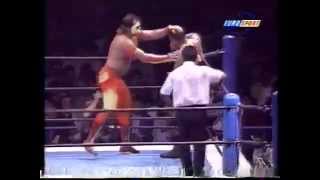 WSW (world superstars of wrestling) Brutus Beefcake vs Black Cat (rare) japan 1993