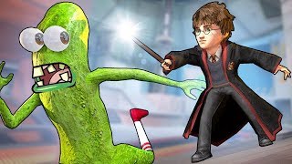 ОГУРЕЦ vs ГАРРИ ПОТТЕР! ВИНГАРДИУМ ЛЕВИОСА!!! МАНЬЯК В КС ГО!