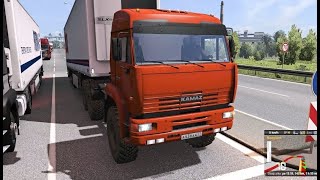 Pelataan: Euro Truck Simulator 2: Malmö - Travemunde (KAMAZ Off Road)