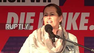 Die Linke top candidate Wissler calls for "international solidarity" at final campaign rally