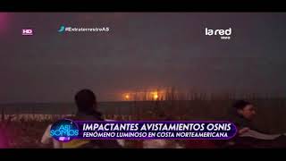 Impactante fenómeno luminoso en costa norteamericana