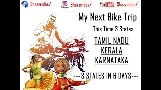 My NEXT TRIP|  3 States in 6 Days |  SHAZZ RIDES - MOTOVLOG 13
