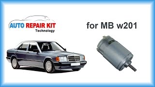 Ремонт вакуумного насоса Mercedes W201 / Замена моторчика в ЦЗ Mercedes W201