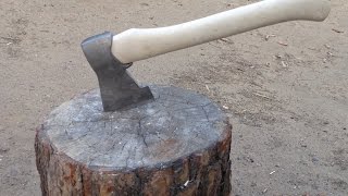Ремонт топора своими руками (восстановление режущей части).