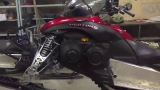Yamaha Venture. Установка защиты днища