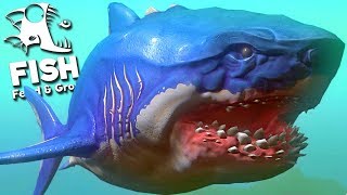 Feed and Grow Fish Gameplay German - Prognathodon Vs. Megalodon