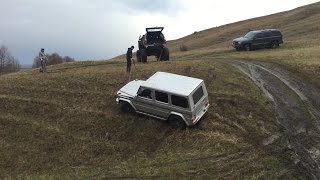 How Pathetic May Be Medsedes G-klasse // Nissan Terrano Тащит Гелик Домой