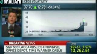 CNBC Coverage of the Dow 1000 Point Plunge - "Machine Error"