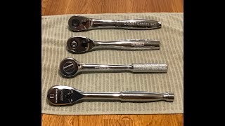 Gearwrench, SK, Dewalt, Craftsman 1/2 drive review and comparison!