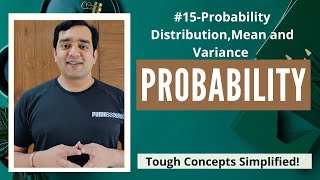 #15- Probability Distribution | Expected Value | Mean and Variance of Random Variable