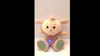 Lamb baby toy belly button