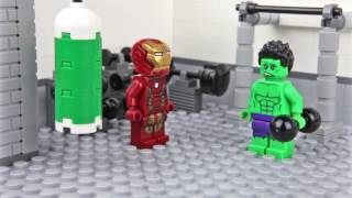 Cartoons for Kids Lego Hulk Gym Fail Лего Халк мультфилмы