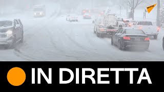 #USA: la prima tempesta di neve dell'anno colpisce Washington
