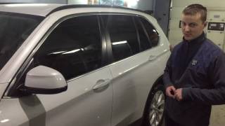 Установка сигнализации Pandora DXL 3910 Pro на BMW X5, кузов f15.
