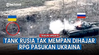 Pertempuran Jarak dekat, Santainya Pasukan Rusia saat Tanknya Dihantam RPG Ukraina