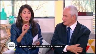 Nage de lotte safranée à la vanille