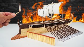 Matches Chain Reaction-EPIC Spartan Ship Battle