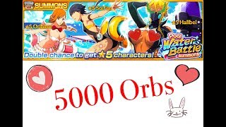 5000+ Orbs || Pool Water Battle Summons || Bleach brave souls ||