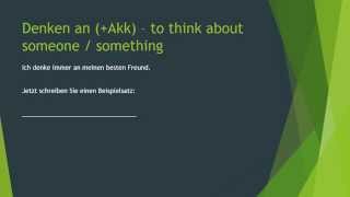 Verben mit Präpositionalobjekt