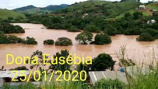 Enchente em Dona Eusébia 25/01/2020
