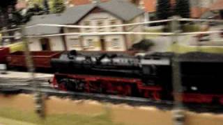 BR23 der DR / DCC Roco Dampflok mit Uhlenbrock Sound & Plandampf Güterzug