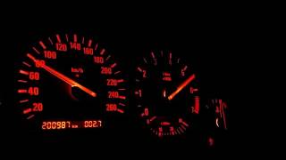 Bmw E36 354i V12 swap M73 acceleration 0-200