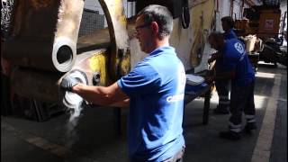 Encasquillar buje con nitrógeno después de ser mandrinado