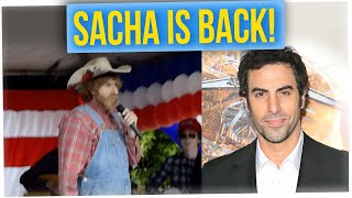 Sacha Baron Cohen Crashes a Rally in Washington