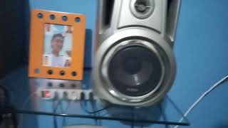 Mini System LG FFH 786 tocando nas caixas CCE.