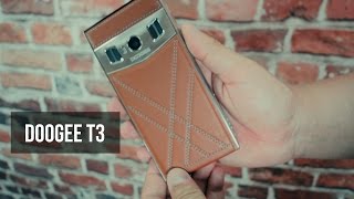Китайцы прислали кожаный смартфон. Doogee Titans T3. Распаковка, впечатление.