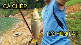 CÂU ĐƯỢC CÁ CHÉP - REVEW QUA HỒ YÊN LẬP QUẢNG NINH - MÓN ĂN NGON - Hoang Pham Life